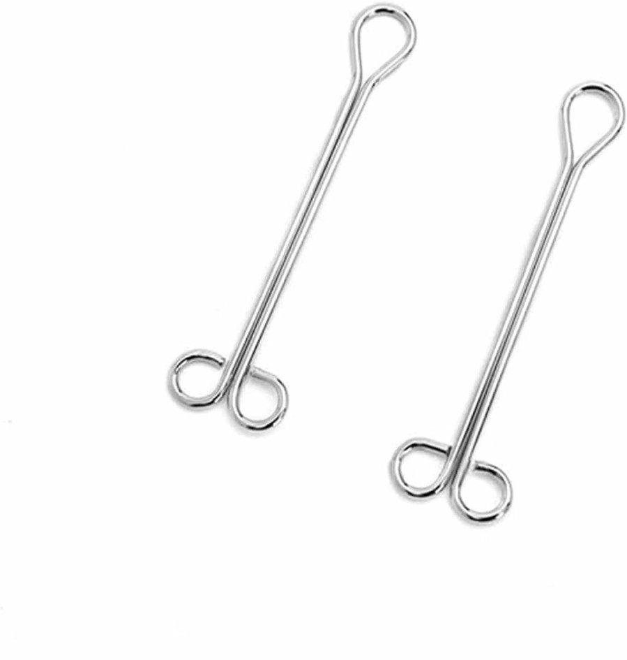 KOFISNI Kofisni Stainless Steel Body Clamp For Women Stainless Steel Body Ring Adjustable Body Clamps Non-Piercing Non-Piercing Body Jewelry For Women Men Faux Body Piercing Jewelry