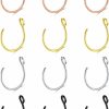 FECTAS Fectas Faux Septum Fake Nose Rings Nose Cuff Nostril Cuffs Non Pierced Clip On Nose Rings Hoop Body Piercing Jewelry For Women Girls Faux Body Piercing Jewelry