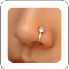 Andelaisi Andelaisi Punk Crystal Circle Clip On Nose Ring Vintage Cz Circle Fake Nose Ring Gold Round Nose Cuff Hoop Ring Non Pierced Nose Ring Gothic Clip On Nose Ring Jewelry For Women And Girls Faux Body Piercing Jewelry