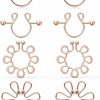 Prjndjw Prjndjw Fake Nipple Rings Stainless Steel Fake Nipple Piercing Faux Nipple Ring Non Piercings Adjustable Nipple Rings Clip-On For Women Body Piercing Jewelry Faux Body Piercing Jewelry