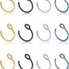 JELIEE Jeliee 12Pcs 20G Fake Nose Rings Fake Septum Nose Ring Hoop For Faux Lip Septum Nose Ring Set Stainless Nose Hoop For Women Men Faux Body Piercing Jewelry