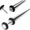 Body Accentz Earrings Rings Fake Taper Cheater Plug 16 Gauge Pair Faux Body Piercing Jewelry