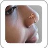 Iaceble Iaceble Boho Gold Geometry Clip On Nose Ring U Shape Nose Cuff Geometry Nose Cuff Stud Geometric Bendable Nose Ring Punk Body Jewelry For Women And Girls Faux Body Piercing Jewelry