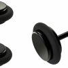 Evonix 2Pc Cheater Plug Fake Earrings Black For Men 00G Gauges Stretched Ears Illusion 16G Piercing Jewelry Faux Body Piercing Jewelry