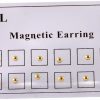 BIG QIU 24Pcs Crystal Magnetic Stud Earrings Stainless Steel Cubic Zirconia Non Piercing Tragus Magnetic Nose Stud Fake Ear Nose Lip Ring Clip Non Piercing Jewelry For Women Men Faux Body Piercing Jewelry