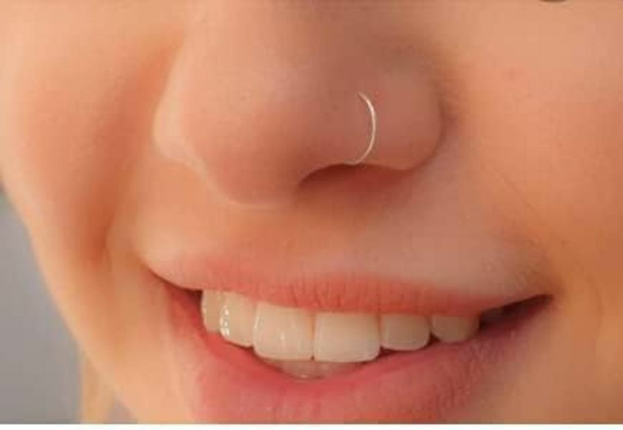 Generic Creating Commerce Simple & Beautiful Nose Ring For Women And Girl Faux Body Piercing Jewelry