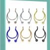 Vitaltyextracts Vitaltyextracts 20G Fake Nose Rings Hoop Clip-On Stainless Steel Septum Jewelry Non Piercing Cartilage Earring Lip Rings Faux Nose Ring Piercing Jewelry Faux Body Piercing Jewelry