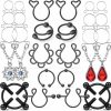 Kadogohno Kadogohno Fake Nipple Piercing/Fake Nipple Rings. Faux Body Piercing Jewelry