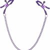 rgwtgkyh Stainless Steel Body Chain With Clamps Adjustable Body Clip Non-Piercing Body Ring Hypoallergenic Purple Body Chain Clamp For Women Faux Body Jewelry Faux Body Piercing Jewelry