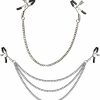 NORLSO Norlso Body Chain Jewelry Set Stainless Steel Adjustable Body Ring Body Clamps Body Ring Non-Piercing Chain Stainless Steel For Women Faux Body Jewelry Faux Body Piercing Jewelry