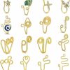 SYNLIN 18 Pcs Multi-Style Fake Nose Rings Set For Women - 14K Gold Plated Nose Cuffs For Teen Girls - Clip On Nose Ring For Women Non Piercing Faux Body Piercing Jewelry