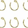 TBODYJ Tbodyj 8Mm Fake Nose Rings 6Pcs Faux Piercing Rings Set For Women Mens Faux Body Piercing Jewelry